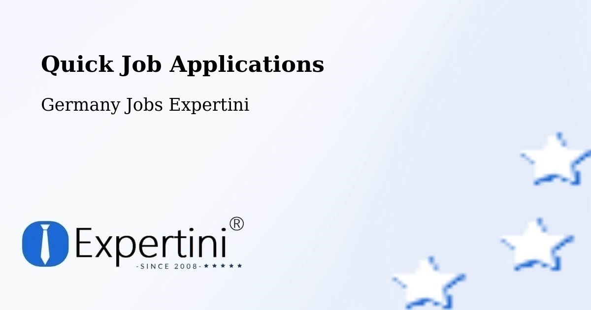 Quick Apply Feature – Parkstein - Germany Jobs Expertini