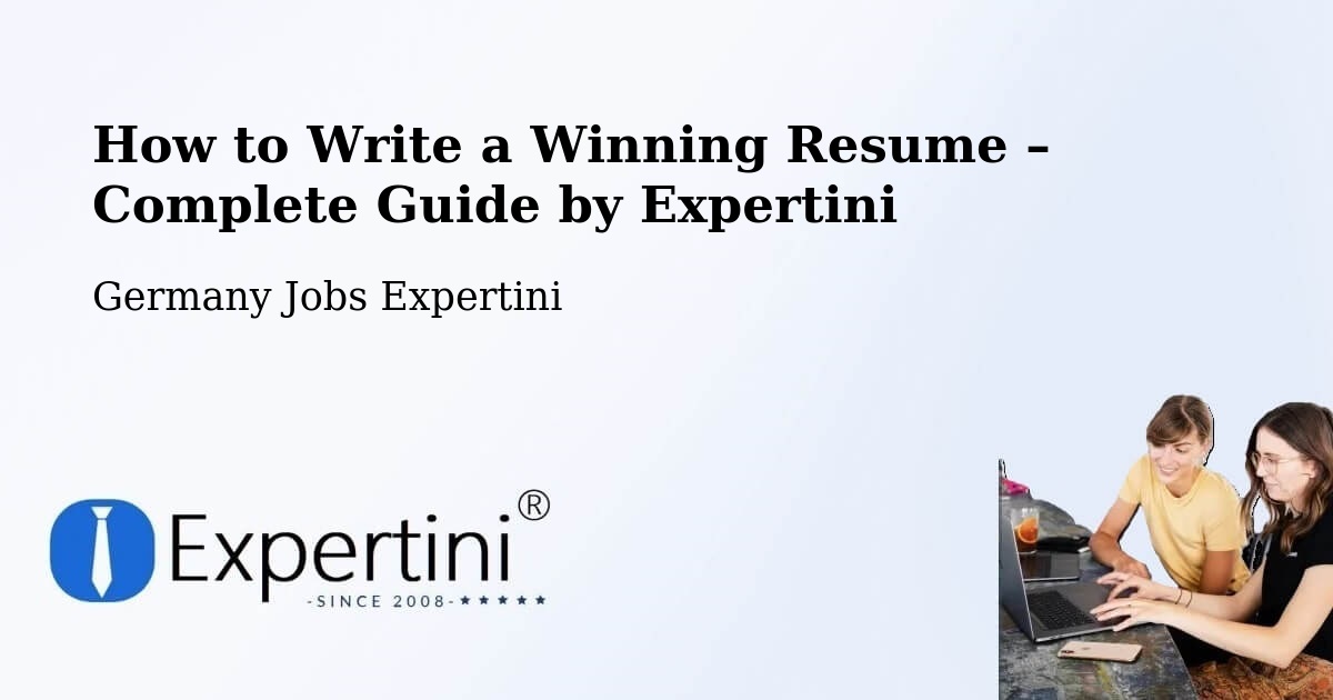 Resume Writing Guide for Job Seekers – Parkstein - Parkstein, Germany Jobs Expertini